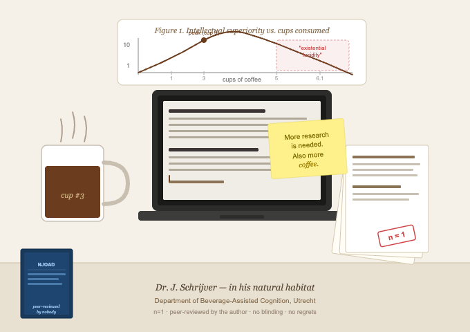 Coffee Consumption Before, During and Immediately After Academic Writing: A Longitudinal Observational Study With No Control Group, No Blinding, and One Participant (The Author)